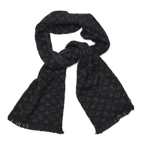 louis vuitton scarf packaging|Louis Vuitton black wool scarf.